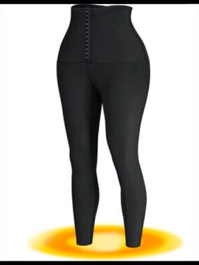 Sauna Leggings for Women High Waist Compression Hot Thermo Workout - XL